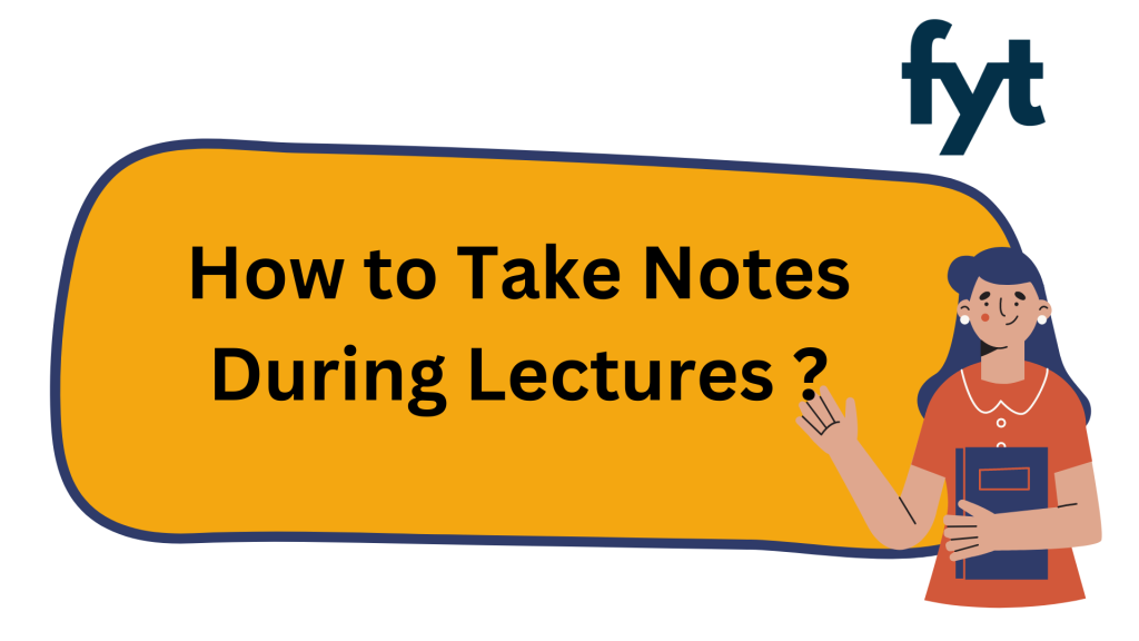 taking-notes-during lectures